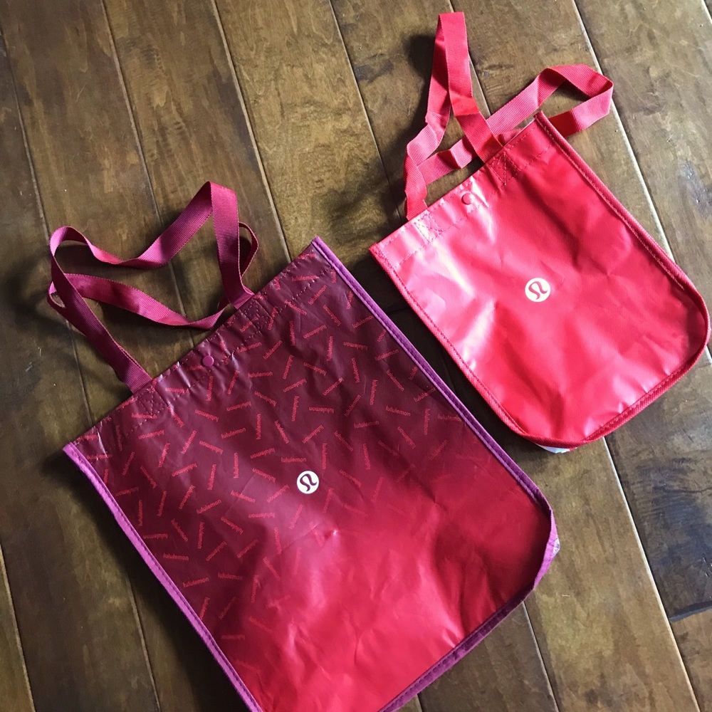2 LuLuLemon bags (small and medium)